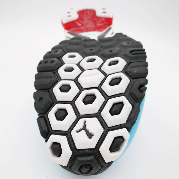 NIB Puma Toori Run C Anime-Inspired Sneaker Blue-White-Flame Scarlet Mens Size 7 - Picture 9 of 16